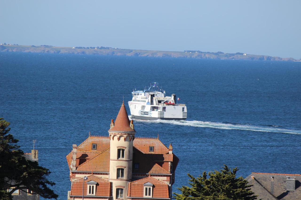 Appartement vue panoramique mer, prêt de vélos, WIFI Quiberon Exterior foto