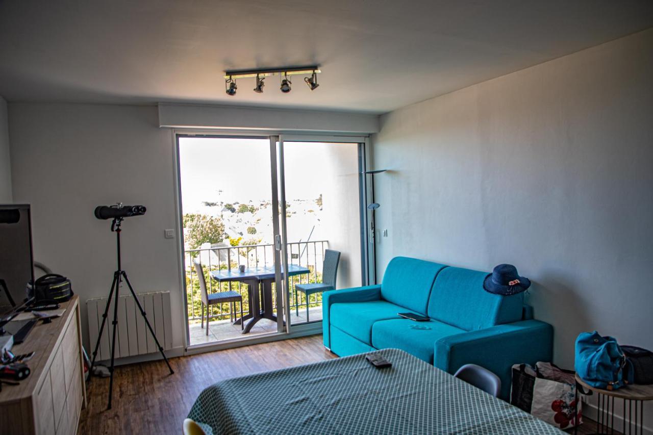 Appartement vue panoramique mer, prêt de vélos, WIFI Quiberon Exterior foto