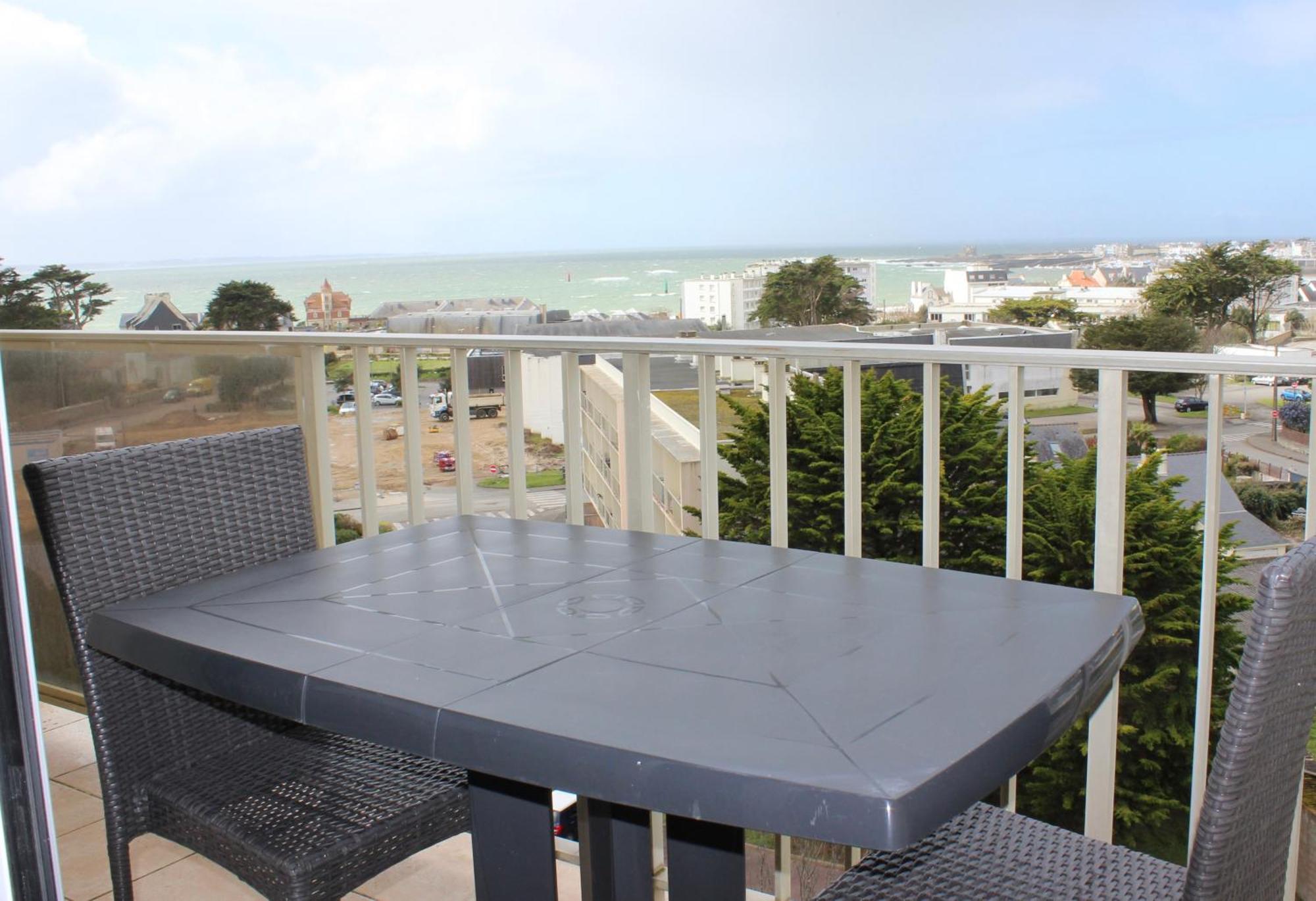 Appartement vue panoramique mer, prêt de vélos, WIFI Quiberon Exterior foto